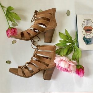 SIZE 9 LACE UP SANDALS